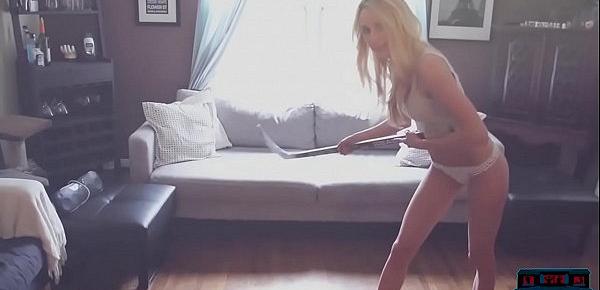  Cute blonde Playboy model Jenna Reese on a dream date